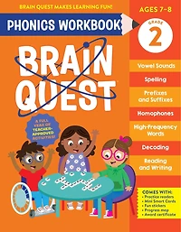 Brain Quest Phonics Workbook: Grade 2