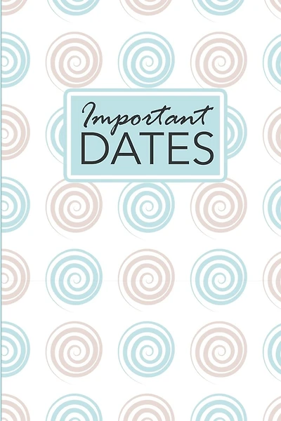 Important Dates: Birthday and Anniversary Reminder Book Watercolor Pattern Cover