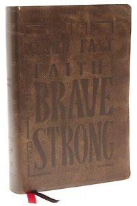 NKJV, Giant Print Center-Column Reference Bible, Verse Art Cover Collection, Leathersoft, Purple, Red Letter, Comfort Print: Holy New King James Version