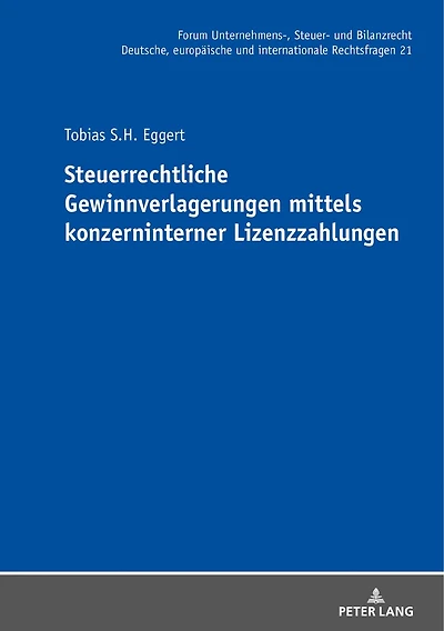 Steuerrechtliche Gewinnverlagerungen mittels konzerninterner Lizenzzahlungen