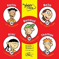 Du plaisir à lire - Série A. Grade 1, niveau 2: livrets 26 à 30 - 87 à 100 mots