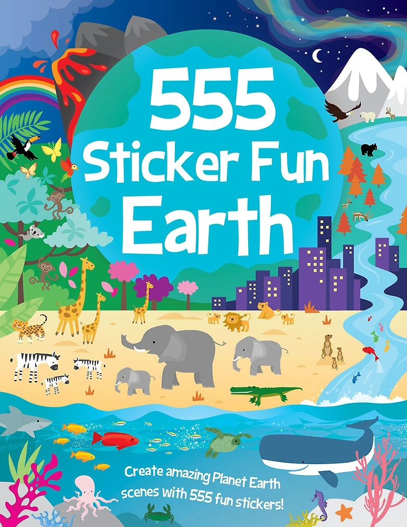 555 Sticker Fun - Earth