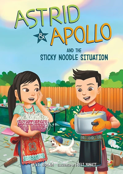 Astrid and Apollo the Sticky Noodle Situation