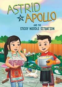 Astrid and Apollo the Sticky Noodle Situation