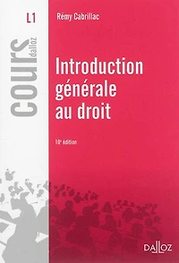 Introduction générale au droit