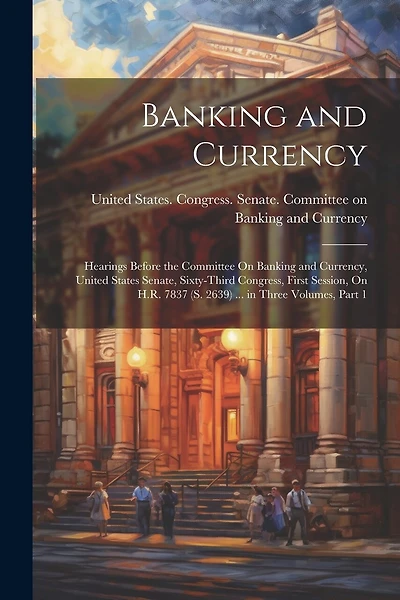 Banking and Currency: Hearings Before the Committee On Banking and Currency, United States Senate, Sixty-Third Congress, First Session, On H.R. 7837 (S. 2639) ... in Three Volumes, Part 1