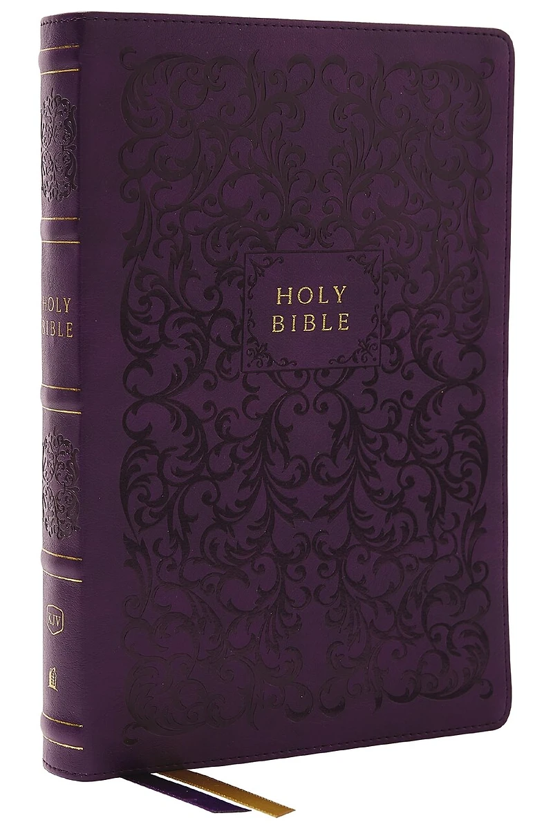 KJV Holy Bible with 73,000 Center-Column Cross References, Black Leathersoft, Red Letter, Comfort Print: King James Version