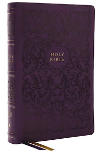KJV Holy Bible with 73,000 Center-Column Cross References, Black Leathersoft, Red Letter, Comfort Print: King James Version