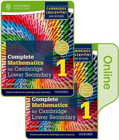 Complete Mathematics for Cambridge: Lower Secondary Book 1 Print and Online Student Book