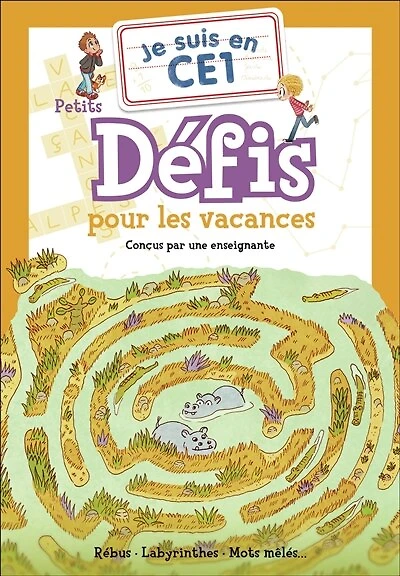 Je suis en CE1: petits défis pour les vacances