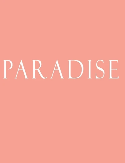 Paradise: Decorative Book to Stack Together on Coffee Tables, Bookshelves and Interior Design - Add Bookish Charm Decor to Your Home - Stack Deco Books together to create Your unique Fashion Design style - Paradise