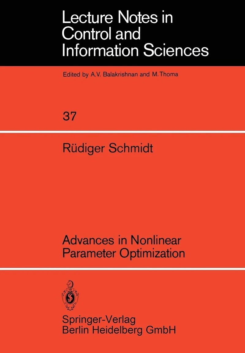 Advances In Nonlinear Parameter Optimization
