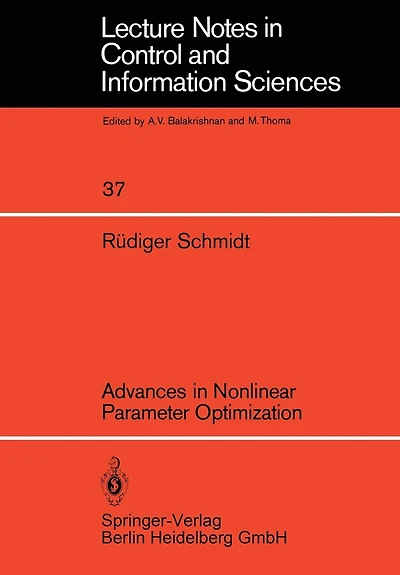 Advances In Nonlinear Parameter Optimization