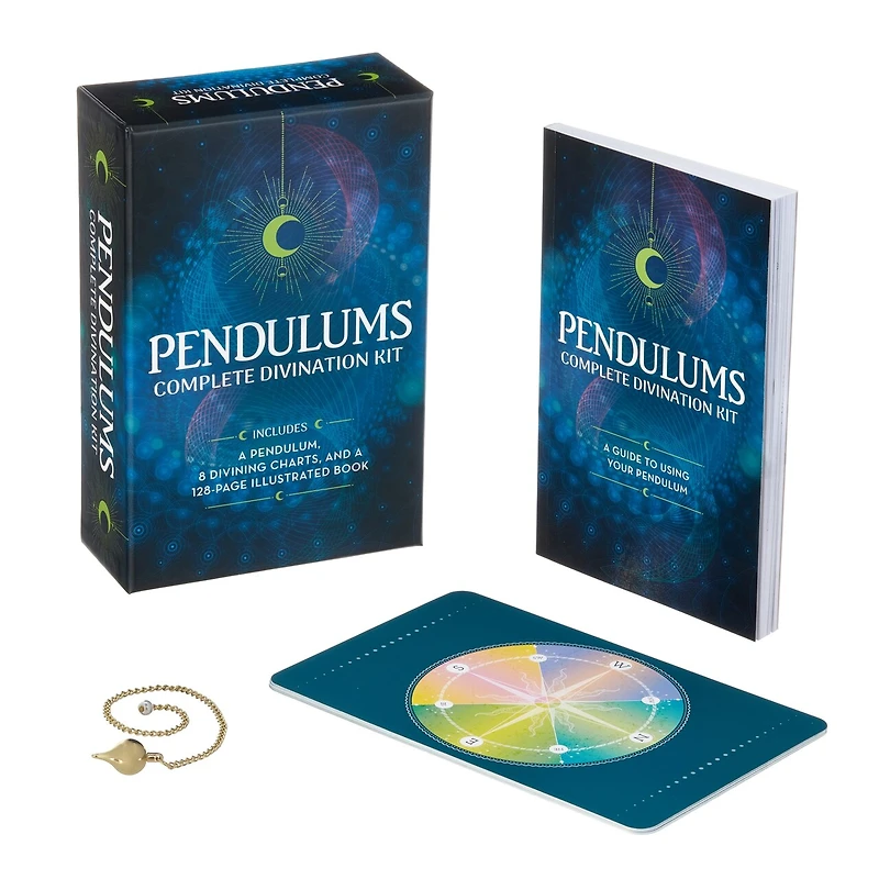 Pendulums Complete Divination Kit: A Pendulum, 8 Divining Charts And A 128-page Illustrated Book