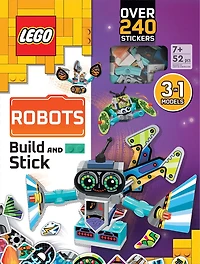 LEGO® Books. Build and Stick: Robots