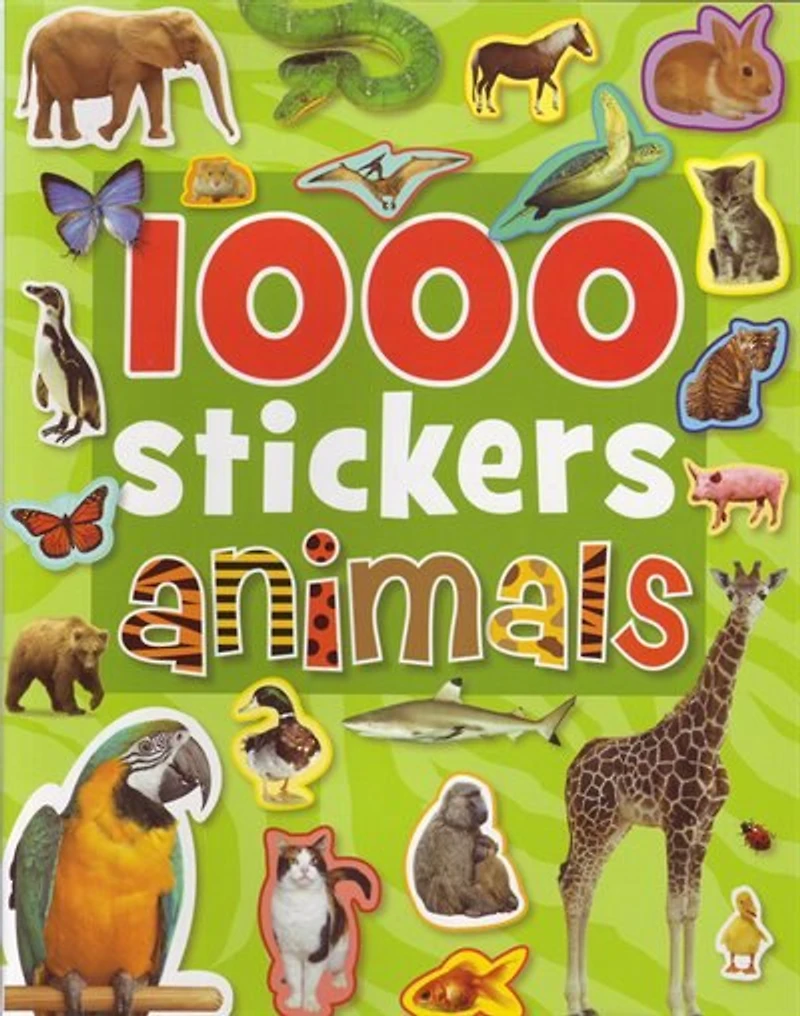1000 Stickers Animals
