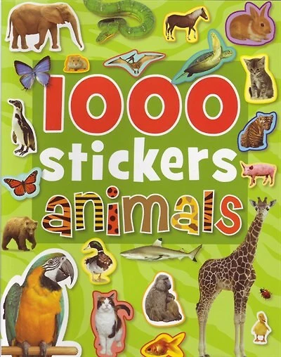 1000 Stickers Animals