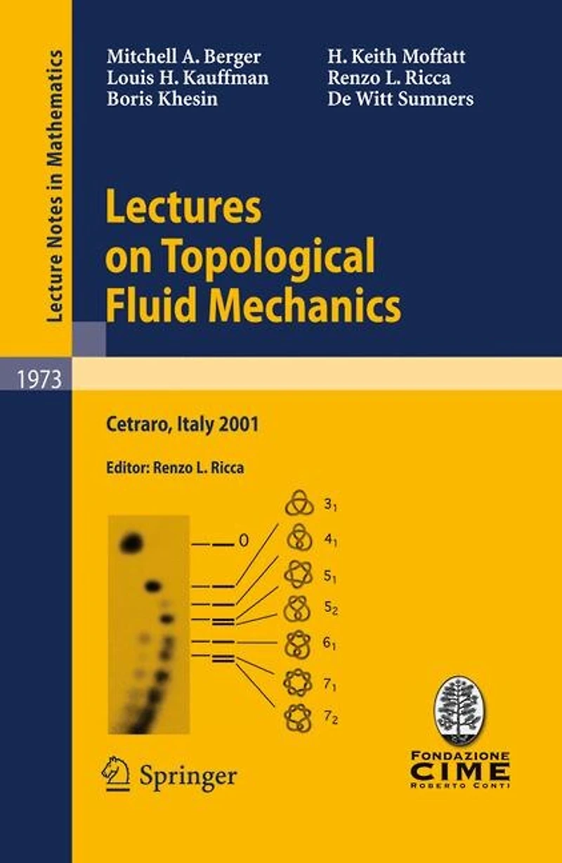 Lectures on Topological Fluid Mechanics: Lectures given at the C.I.M.E. Summer School held in Cetraro, Italy, July 2 - 10, 2001