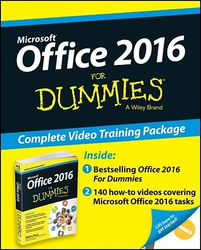 Office 2016 For Dummies, Book + Online Videos Bundle