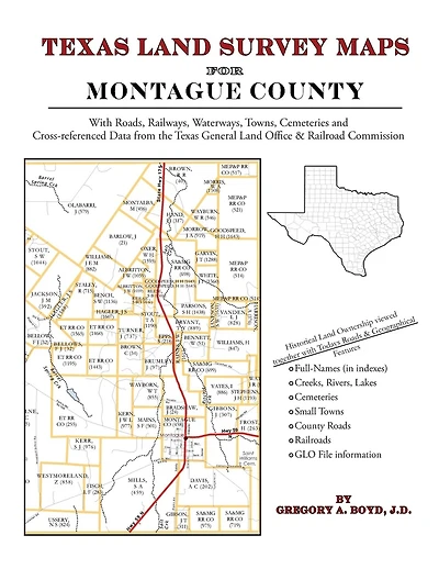 Texas Land Survey Maps for Montague County