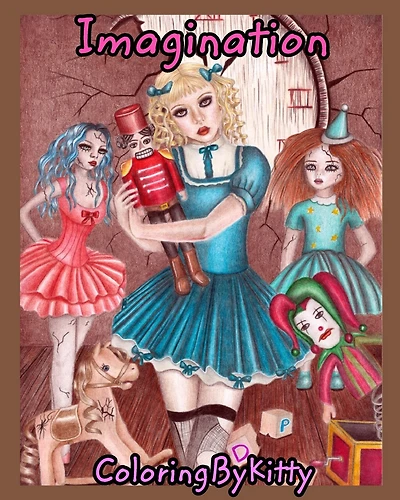 ColoringByKitty: Imagination: Coloring Book For Adults