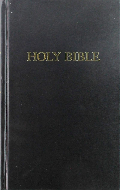 KJV Pew Bible (Hardcover, Black)