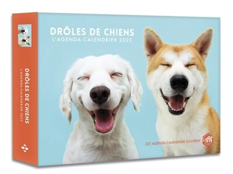 Drôles de chiens: l'agenda-calendrier 2022