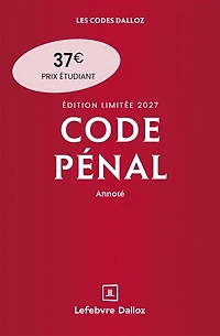 Code pénal 2027, annoté