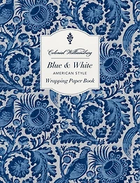 Colonial Williamsburg Blue and White American Style Wrapping Paper Book