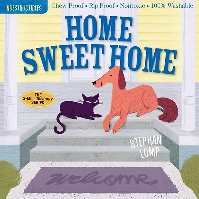 Indestructibles: Home Sweet Home: Chew Proof · Rip Proof · Nontoxic · 100% Washable (book For Babies, Newborn Books, Safe To Chew)