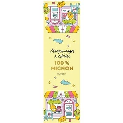 100% mignon: Marque-pages à colorier