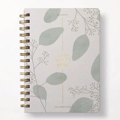 A5 Spiral Journal, Botanical Eucalyptus