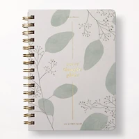 A5 Spiral Journal, Botanical Eucalyptus