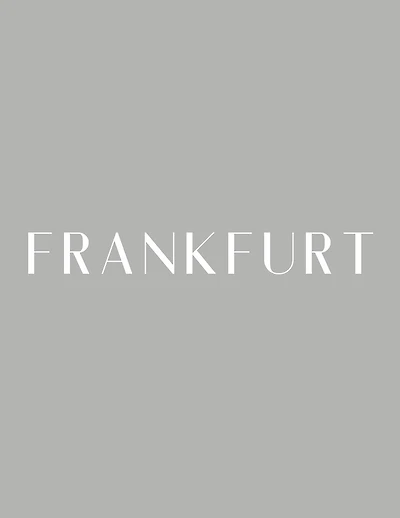 Frankfurt: A Decorative Book │ Perfect for Stacking on Coffee Tables & Bookshelves │ Customized Interior Design & Home Decor