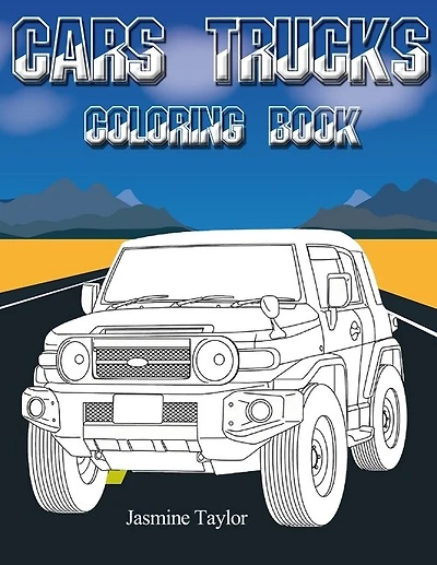 Cars Trucks Coloring Book
