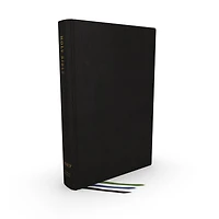 Net Bible, Thinline Large Print, Leathersoft, Black, Comfort Print: Holy Bible