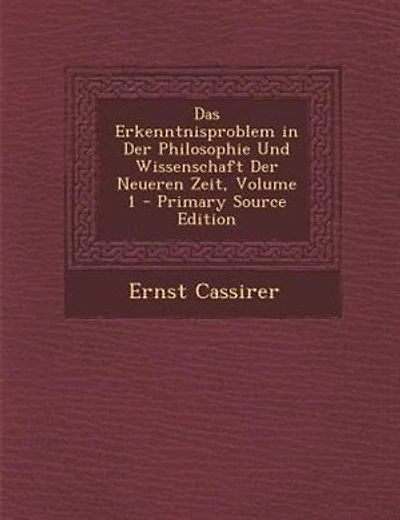 Das Erkenntnisproblem in Der Philosophie Und Wissenschaft Der Neueren
