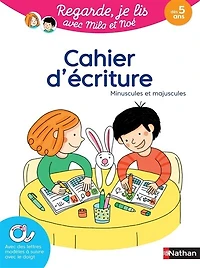 Cahier d'écriture: minuscules et majuscules