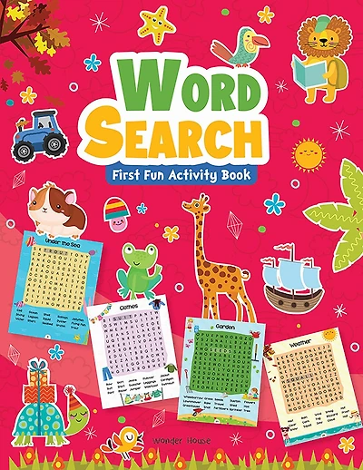 Word Search : First Fun Activity Books For Kids