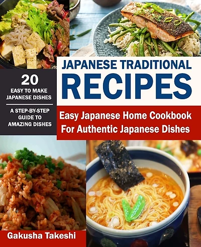 Japanese Traditional Recipes: Easy Japanese Home Cookbook for Authentic Japanese Dishes
