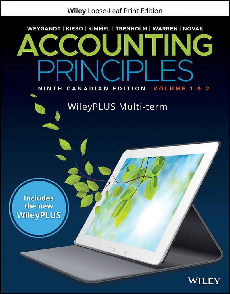 Accounting Principles, 9CE Volume 1 and Volume 2 WileyPLUS Card and Loose-leaf Set Single Term
