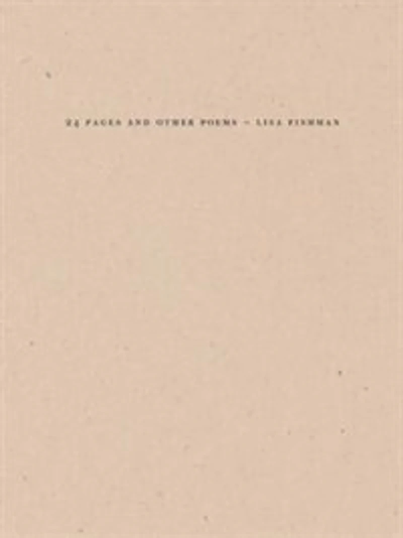 24 Pages And Other Poems