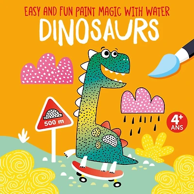 Easy and Fun Paint Magic with Water: Dinosaurs