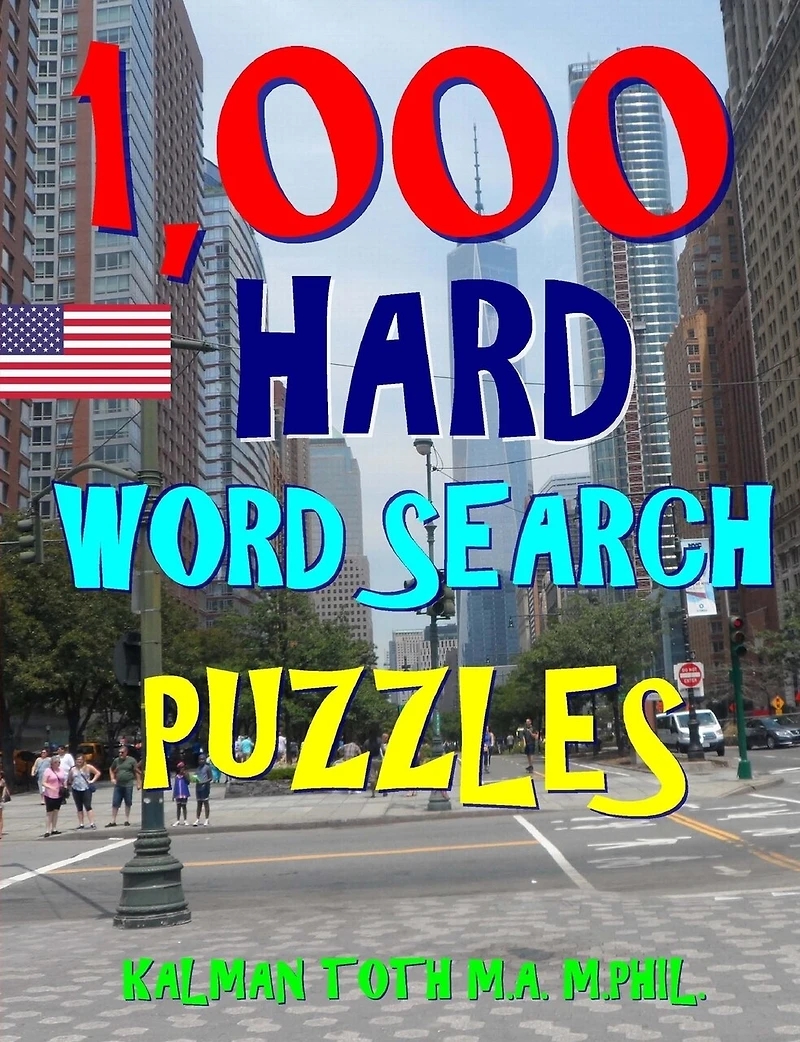 1,000 Hard Word Search Puzzles: Fun Way to Improve IQ & Memory