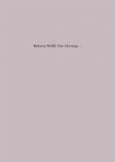 One Morning