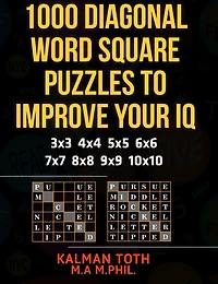 1000 Diagonal Word Square Puzzles to Improve Your IQ