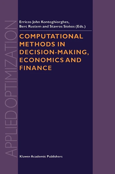 Computational Methods Decision-Making, Economics and Finance