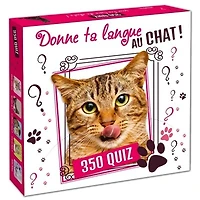 Boîte Quiz Donne ta langue au Chat !: 350 quiz pour les fans de chats !