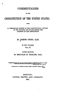 Commentaries on the Constitution of the United States