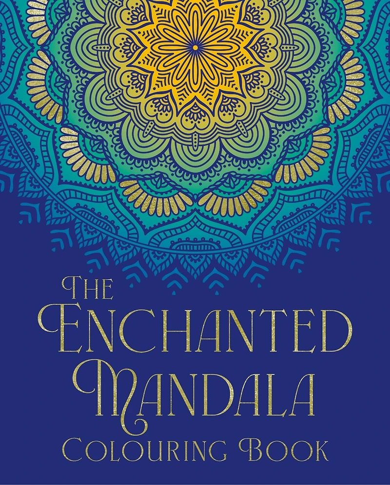 ENCHANTED MANDALA COLOURING BK